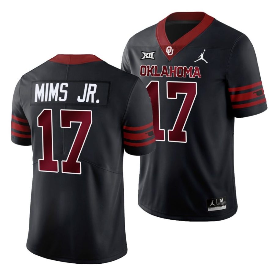 2022 23 oklahoma sooners marvin mims jr. anthracite unity alternate football jersey scaled