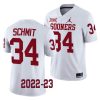 2022 23 oklahoma sooners zach schmit white college football game jersey scaled