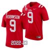 2022 23 ole miss rebels jaylon robinson red college football legend jersey scaled