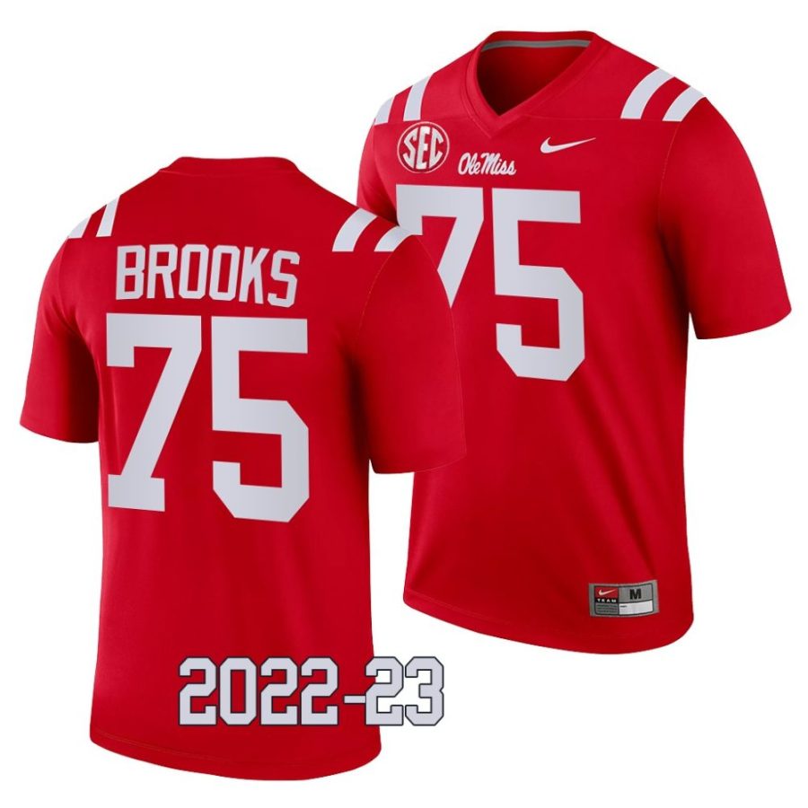 2022 23 ole miss rebels mason brooks red college football legend jersey scaled