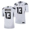 2022 23 oregon ducks anthony brown white eggshell limited football jersey scaled