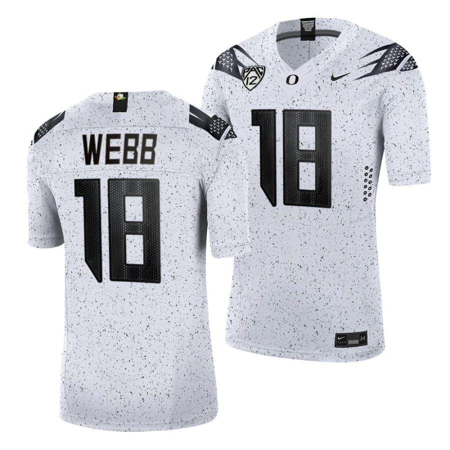 2022 23 oregon ducks spencer webb white eggshell limited football jersey scaled