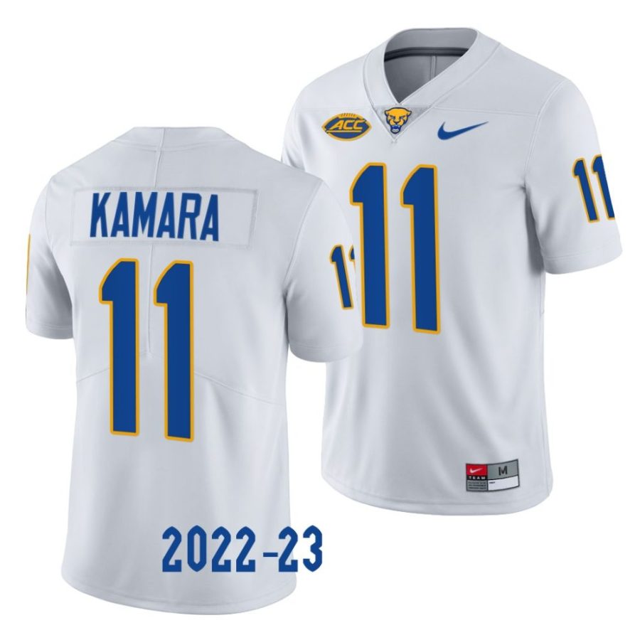 2022 23 pitt panthers bangally kamara white limited football jersey scaled