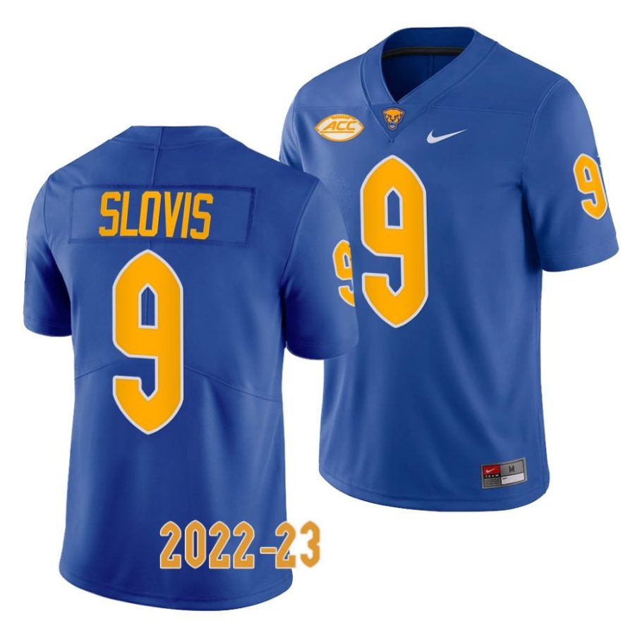 2022 23 pitt panthers kedon slovis royal limited football jersey scaled