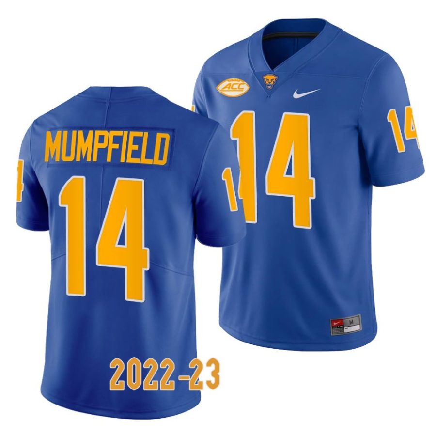 2022 23 pitt panthers konata mumpfield royal limited football jersey scaled