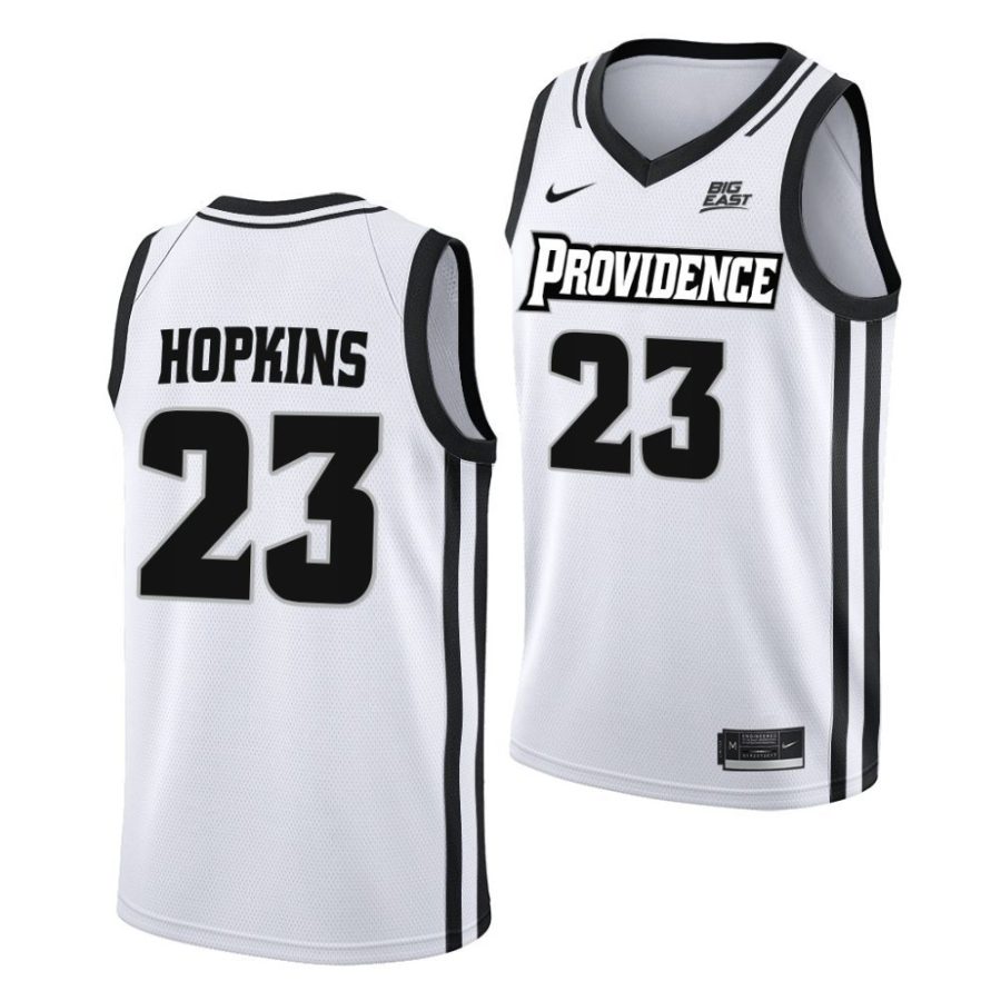 2022 23 providence friars bryce hopkins white college basketball home jersey scaled