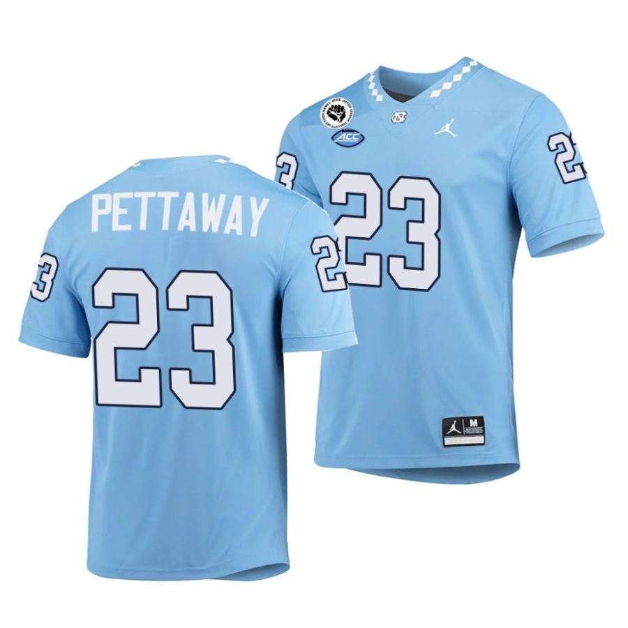 2022 23 tar heels george pettaway blue game college football jersey scaled