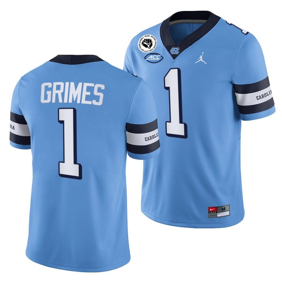 2022 23 tar heels tony grimes blue college football jersey scaled