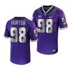 2022 23 tcu horned frogs dylan horton purple untouchable game football jersey scaled