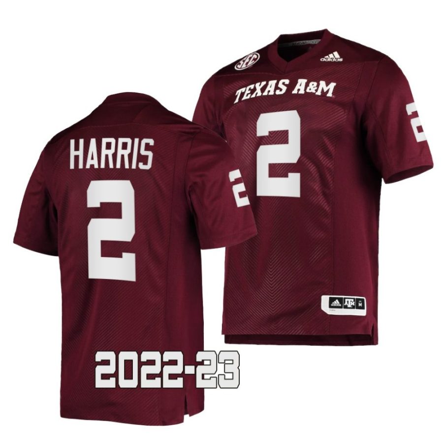 2022 23 texas a&m aggies denver harris maroon college football jersey scaled