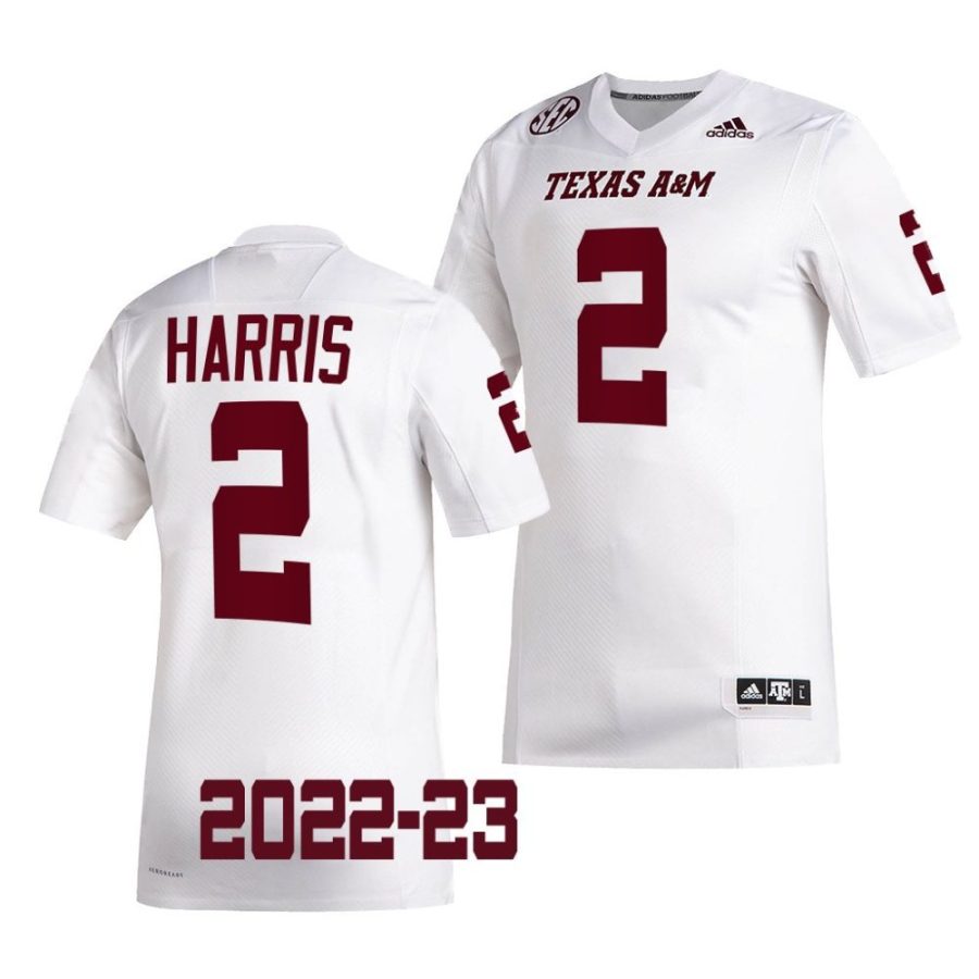 2022 23 texas a&m aggies denver harris white college football jersey scaled