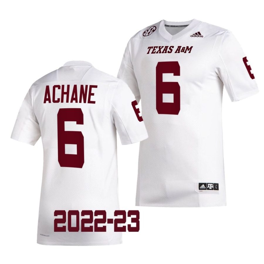 2022 23 texas a&m aggies devon achane white college football jersey scaled