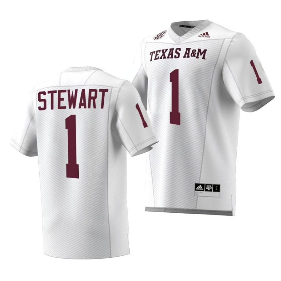 2022 23 texas a&m aggies evan stewart white premier strategy football jersey scaled