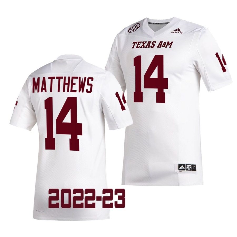 2022 23 texas a&m aggies jacoby matthews white college football jersey scaled