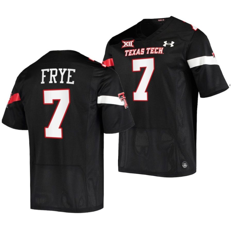 2022 23 texas tech red raiders adrian frye black college football jersey scaled