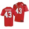 2022 23 texas tech red raiders henry teeter red college football jersey scaled