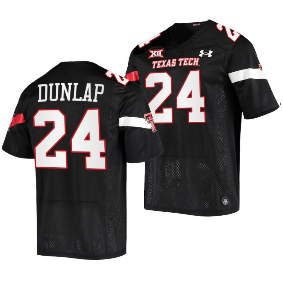 2022 23 texas tech red raiders malik dunlap black college football jersey scaled