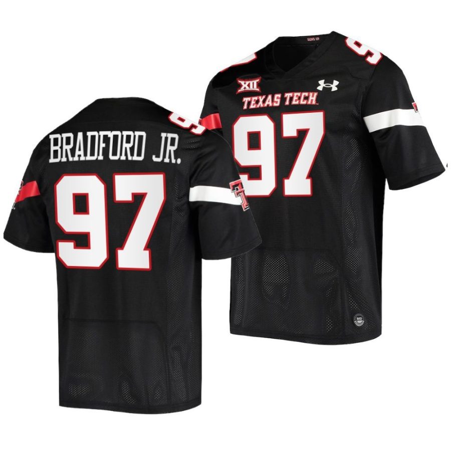 2022 23 texas tech red raiders tony bradford jr. black college football jersey scaled