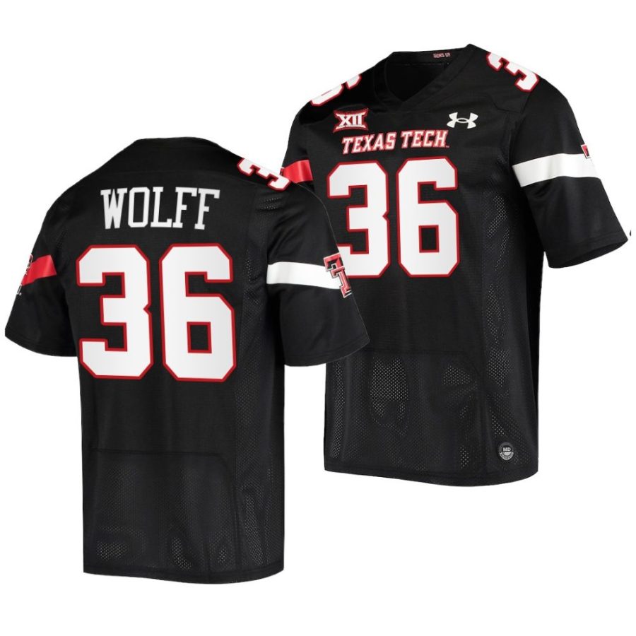 2022 23 texas tech red raiders trey wolff black college football jersey scaled