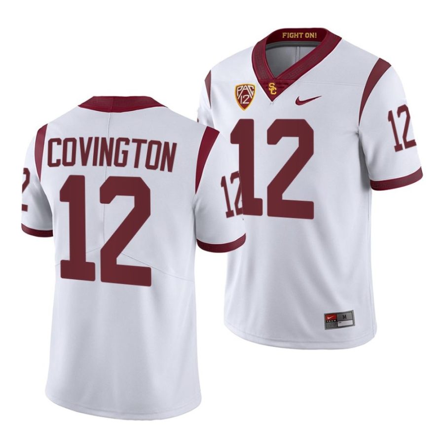 2022 23 usc trojans jacobe covington white college football jersey scaled