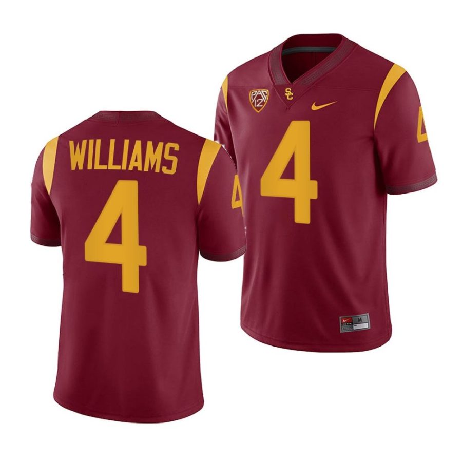 2022 23 usc trojans mario williams cardinal limited football jersey scaled