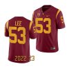 2022 23 usc trojans shane lee cardinal game college football jersey scaled