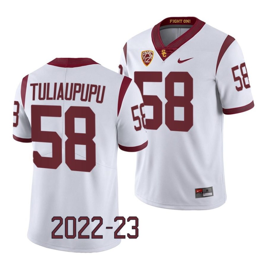 2022 23 usc trojans solomon tuliaupupu white college football game jersey scaled
