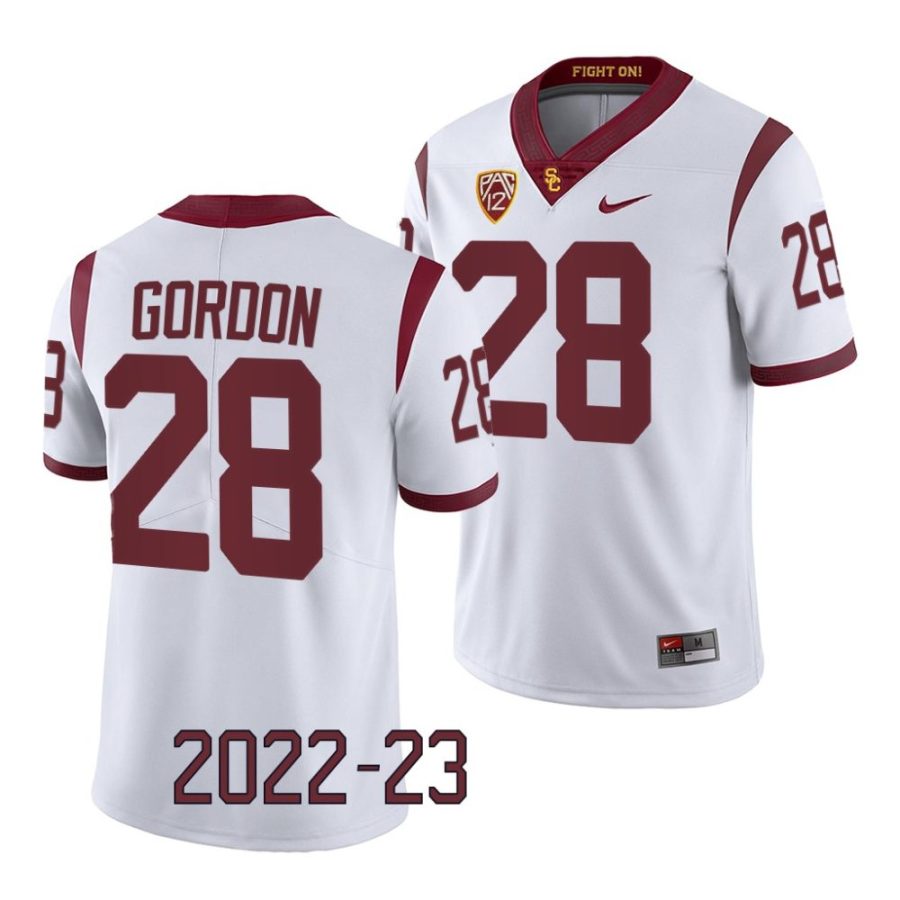 2022 23 usc trojans xamarion gordon white college football game jersey scaled
