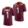 2022 23 virginia tech hokies chamarri conner maroon college football nil replica jersey scaled
