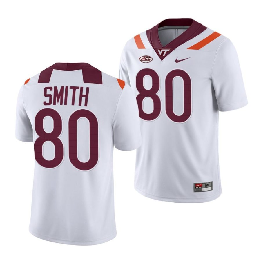 2022 23 virginia tech hokies kaleb smith white college football nil replica jersey scaled