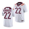 2022 23 virginia tech hokies mario kendricks white college football nil replica jersey scaled