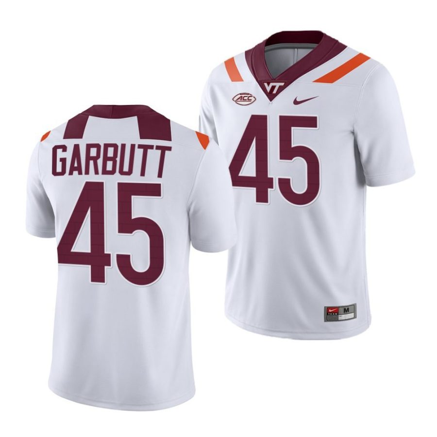 2022 23 virginia tech hokies tyjuan garbutt white college football nil replica jersey scaled