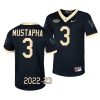 2022 23 wake forest demon deacons malik mustapha black untouchable game football jersey scaled