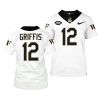 2022 23 wake forest demon deacons mitch griffis white college football shirt jersey scaled