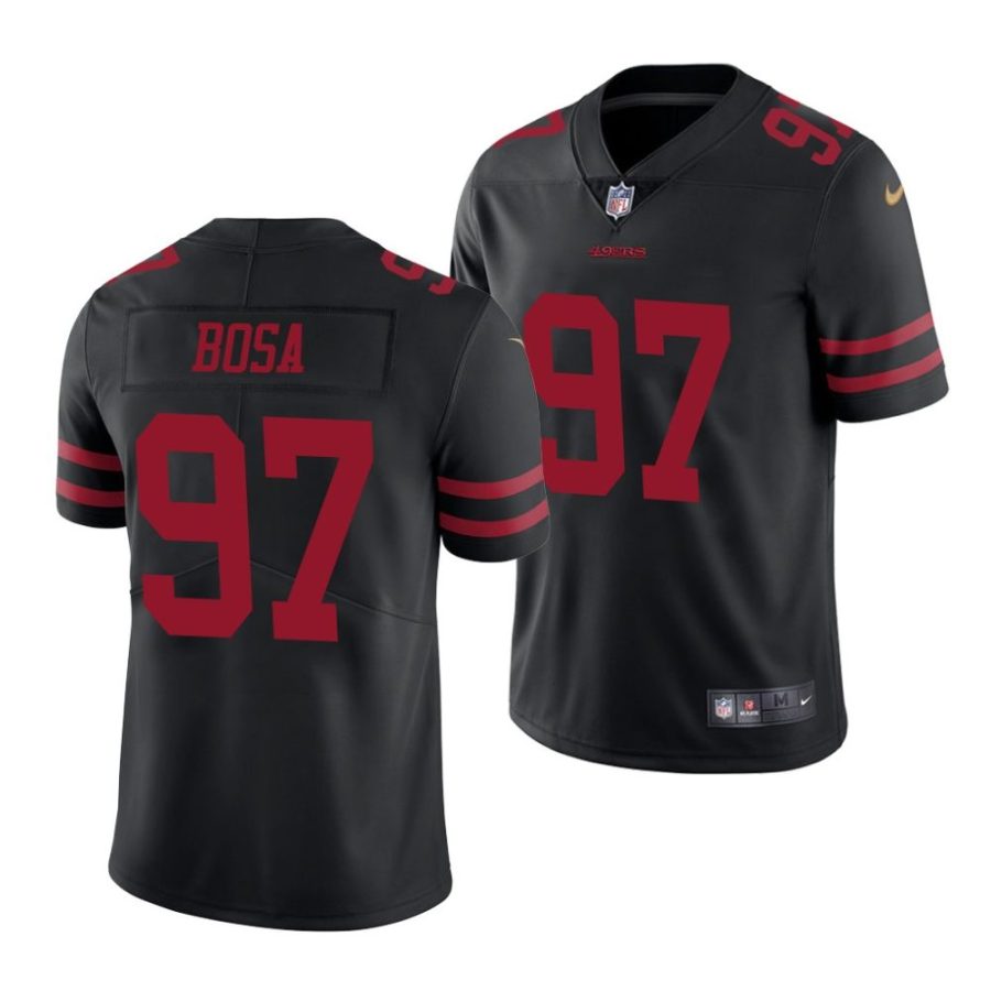 2022 49ers nick bosa black vapor limited jersey scaled