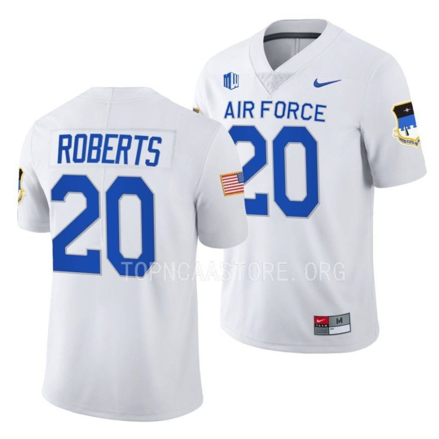 2022 air force falcons brad roberts white college football jersey scaled