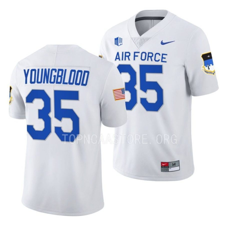 2022 air force falcons johnathan youngblood white college football jersey scaled