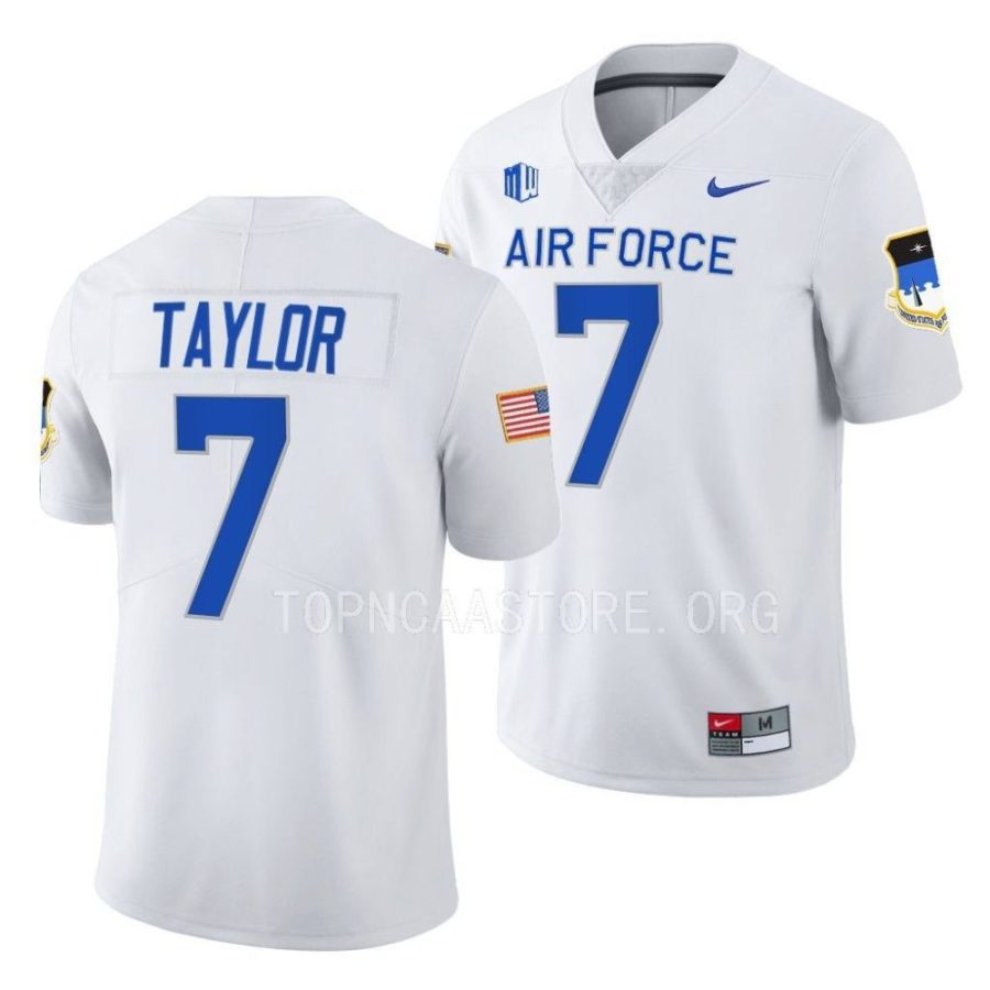 2022 air force falcons trey taylor white college football jersey scaled