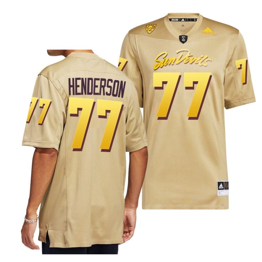 2022 arizona state sun devils ladarius henderson cream alternate premier strategy jersey scaled