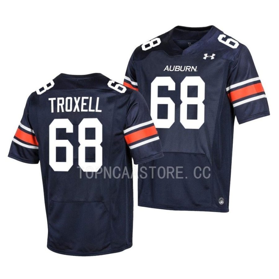 2022 auburn tigers austin troxell navy college football replica jersey scaled