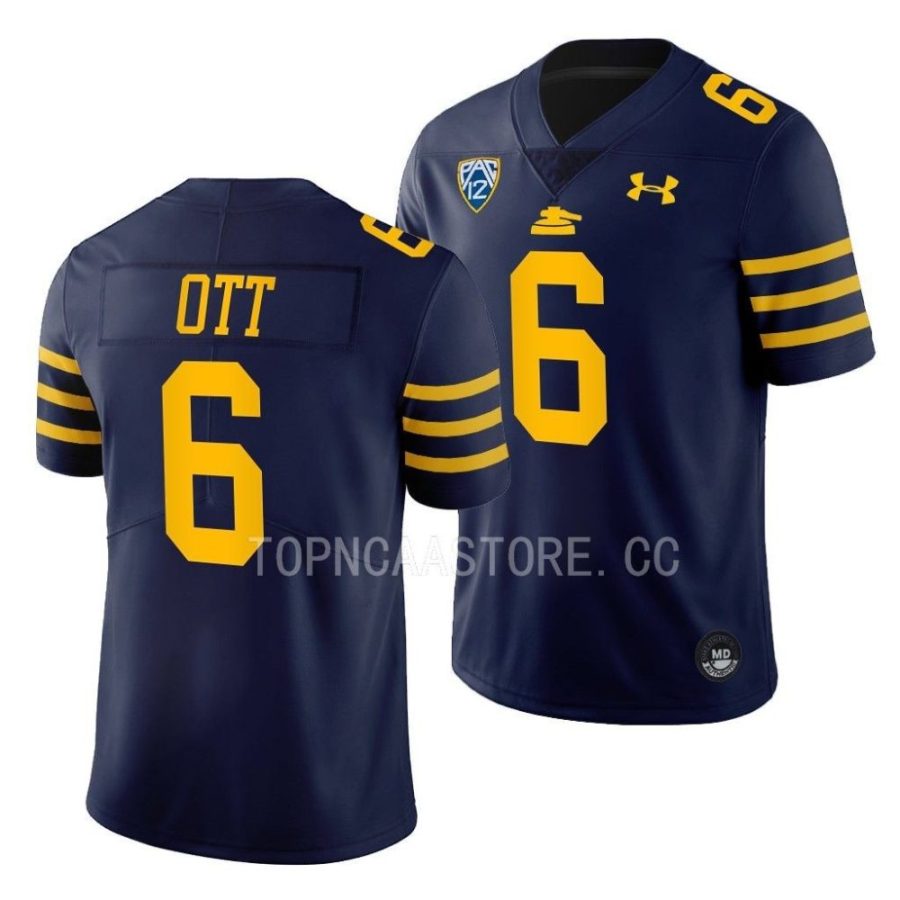 2022 cal bears jaydn ott navy 125th big game edition football jersey scaled