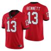 2022 georgia bulldogs stetson bennett red block number font chick fil a jersey scaled