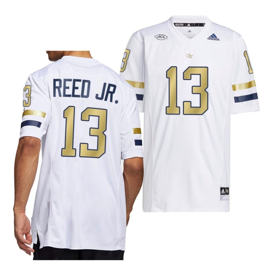 2022 georgia tech yellow jackets eric reed jr. white home premier football jersey scaled