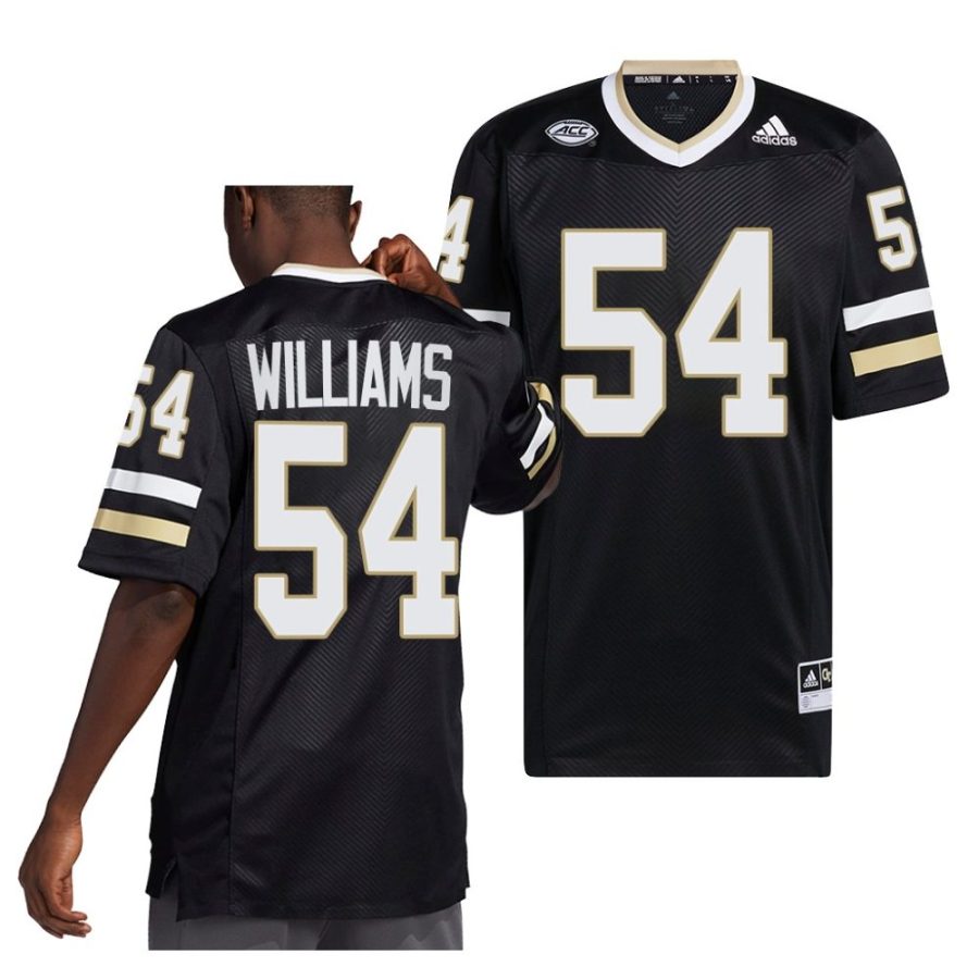 2022 georgia tech yellow jackets jordan williams black alternate premier football jersey scaled