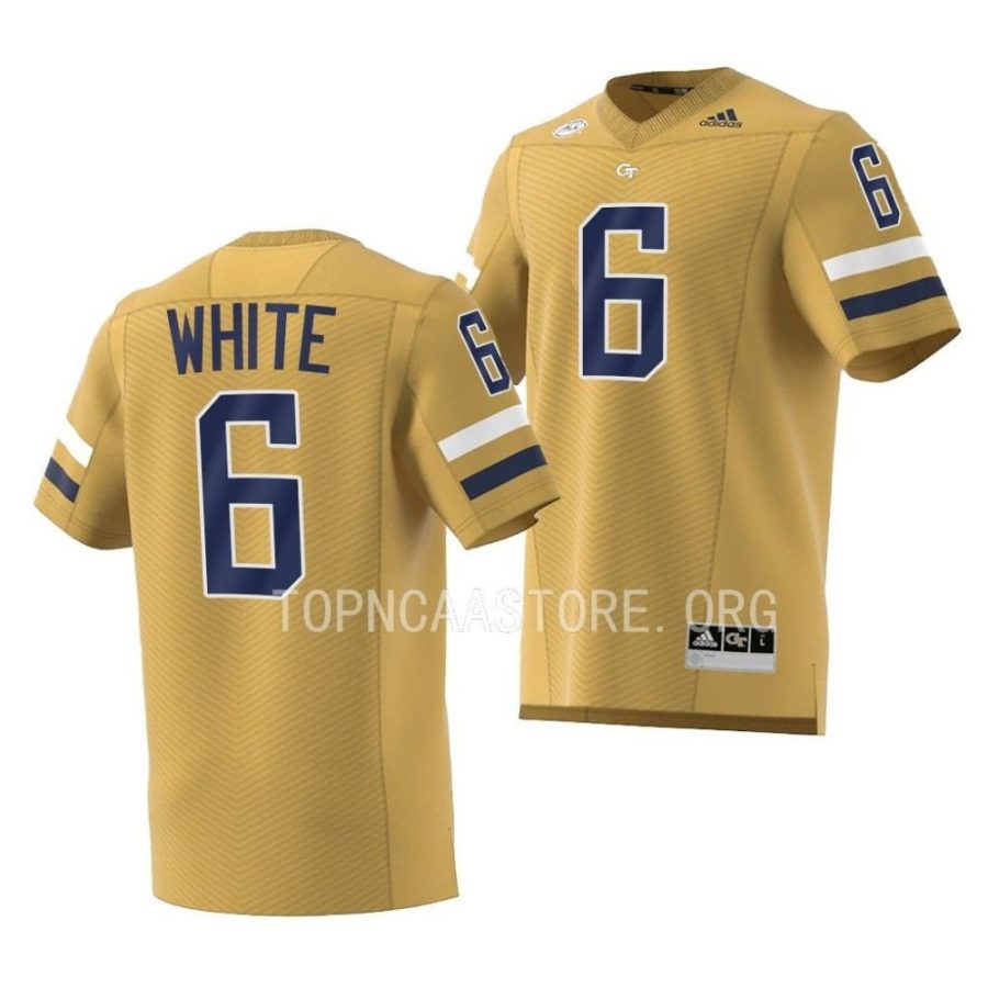 2022 georgia tech yellow jackets keion white brown replica football jersey scaled