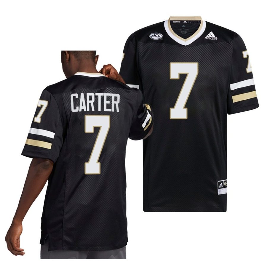 2022 georgia tech yellow jackets malachi carter black alternate premier football jersey scaled