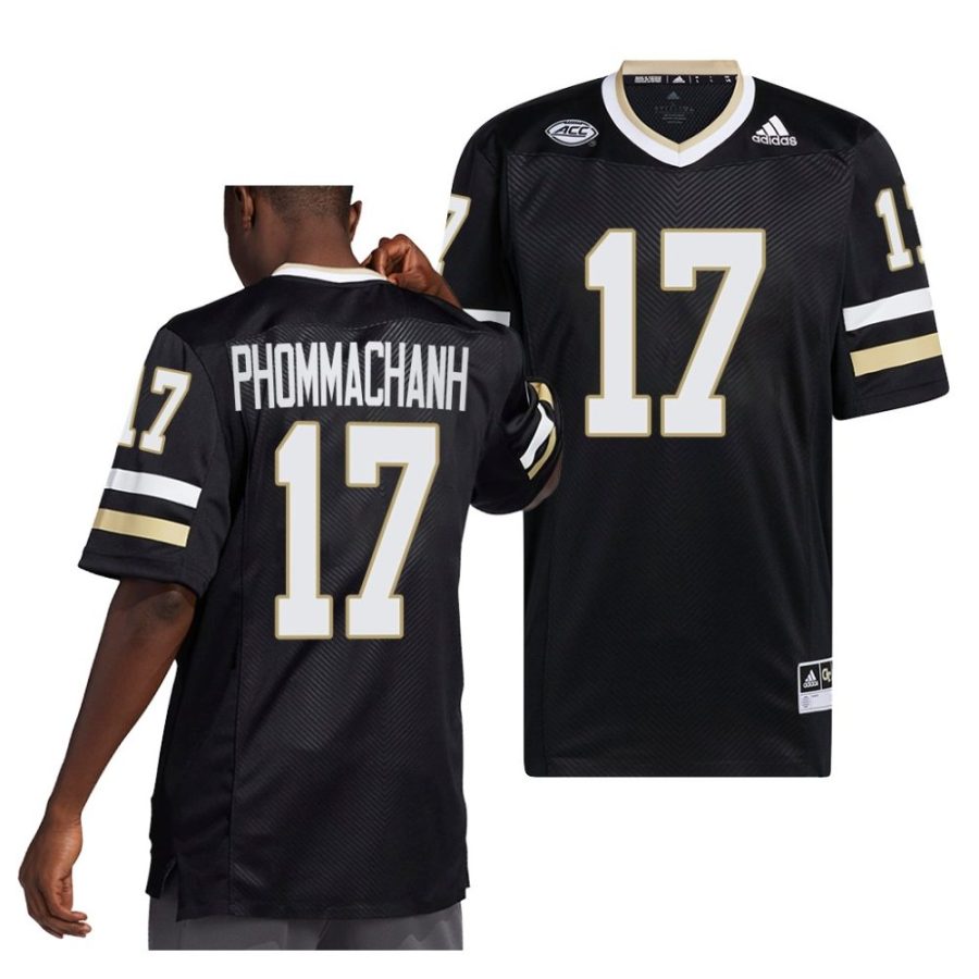 2022 georgia tech yellow jackets taisun phommachanh black alternate premier football jersey scaled