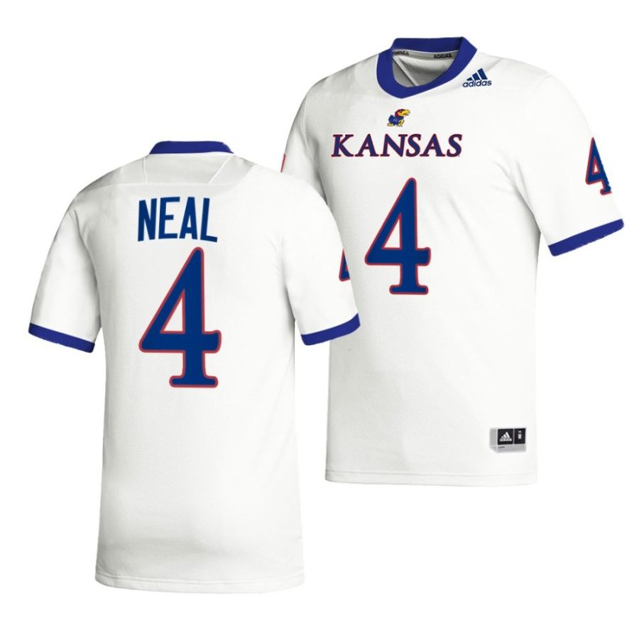 2022 kansas jayhawks devin neal white premier football jersey scaled