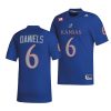 2022 kansas jayhawks jalon daniels royal college football nil replica jersey scaled