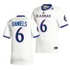 2022 kansas jayhawks jalon daniels white premier football jersey scaled